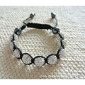 Colorful Shamballa Beads Wholesale Bracelet Weaved Design